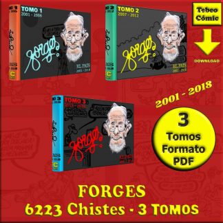 FORGES - 6223 Chistes - Diario EL PAÍS - 2001 / 2018 – 3 Tomos En Formato PDF - Descarga Inmediata