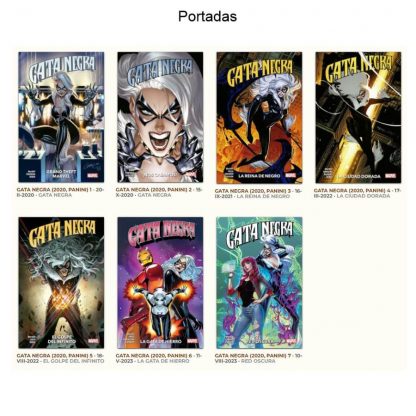 GATA NEGRA - 2020 - Panini - Colección Completa - 7 Libros En Formato PDF - Descarga Inmediata