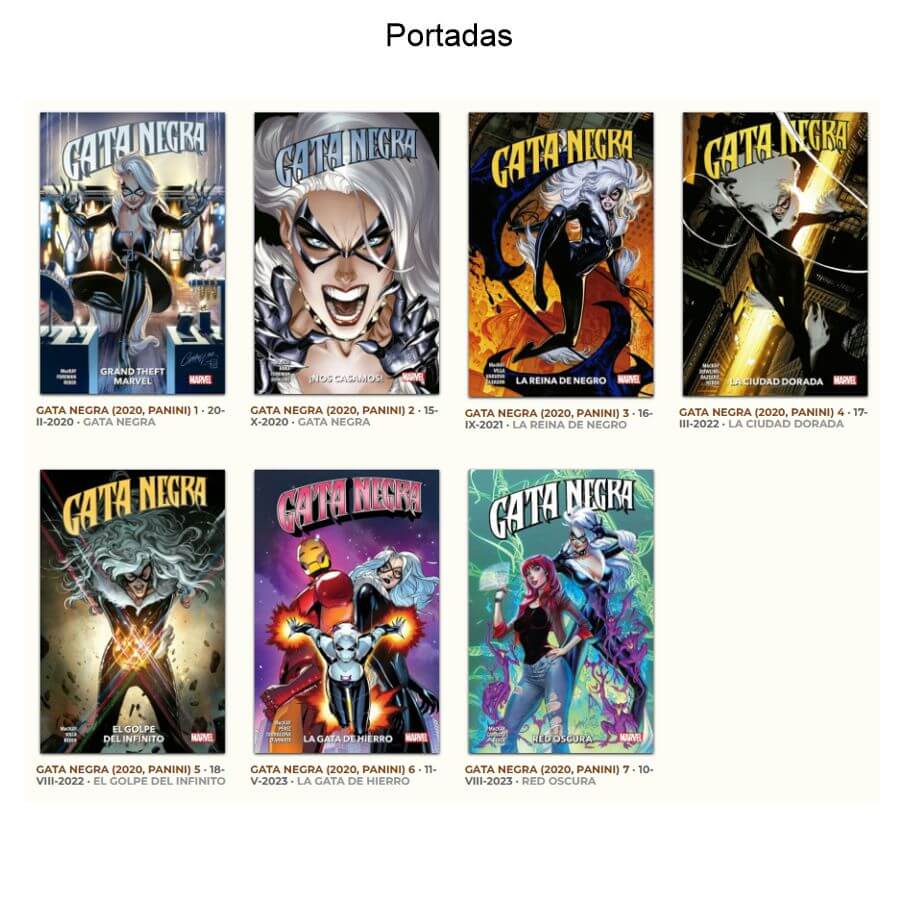 GATA NEGRA - 2020 - Panini - Colección Completa - 7 Libros En Formato PDF - Descarga Inmediata