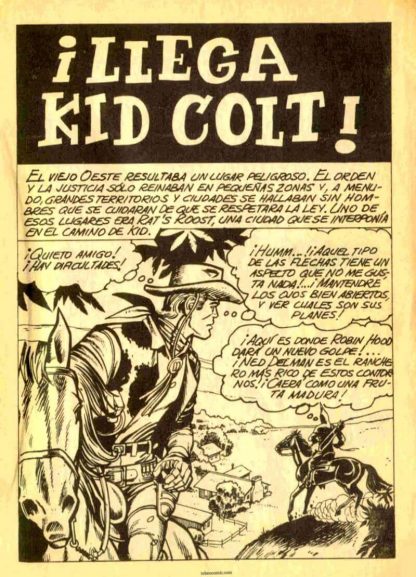 KID COLT - 1971 - Vértice – Colección Completa – 9 Tebeos En Formato PDF - Descarga Inmediata