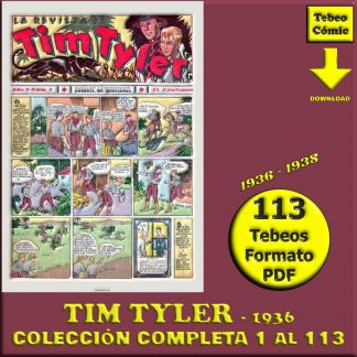 TIM TYLER - 1936 - Colección Completa - 113 Tebeos En Formato PDF - Descarga Inmediata