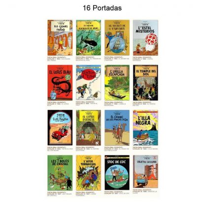 TINTIN - En Catalán - 1964 - LES AVENTURES DE TINTIN - Colección Completa - 24 Libros En Formato PDF - Descarga Inmediata