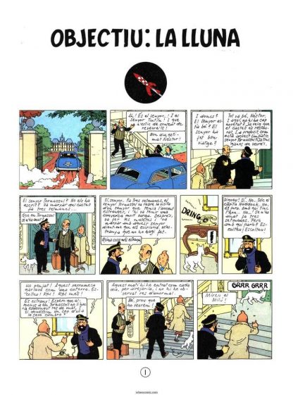 TINTIN - En Catalán - 1964 - LES AVENTURES DE TINTIN - Colección Completa - 24 Libros En Formato PDF - Descarga Inmediata