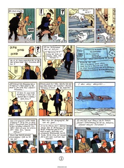 TINTIN - En Catalán - 1964 - LES AVENTURES DE TINTIN - Colección Completa - 24 Libros En Formato PDF - Descarga Inmediata