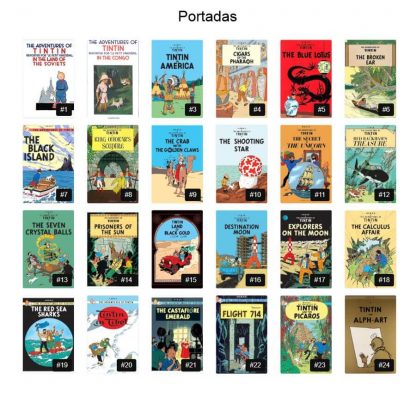 TINTIN - En Inglés - 1930 / 1986 - The Adventures Of Tintin - Colección Completa - 28 Libros En Formato PDF - Descarga Inmediata