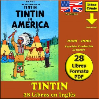 TINTIN - En Inglés - 1930 / 1986 - The Adventures Of Tintin - Colección Completa - 28 Libros En Formato PDF - Descarga Inmediata
