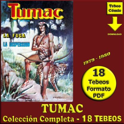 TUMAC - 1979 - Editors - Colección Completa – 18 Tebeos En Formato PDF - Descarga Inmediata