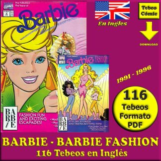 BARBIE Y BARBIE FASHION – 1991 - En Inglés – Colección Completa – 116 Tebeos En Formato PDF - Descarga Inmediata