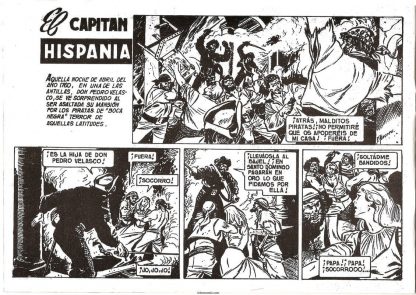 CAPITAN HISPANIA - 1959 – Colección Completa – 28 Tebeos En Formato PDF - Descarga Inmediata