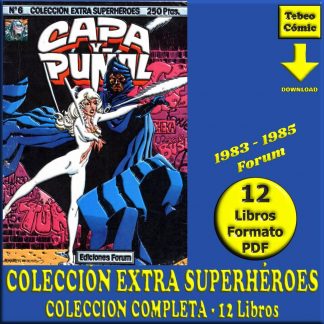 COLECCIÓN EXTRA SUPERHÉROES - 1983 - Forum - Colección Completa - 12 Libros En Formato PDF - Descarga Inmediata