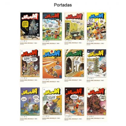 JAuJA - 1982 - Colección Completa – 12 Tebeos En Formato PDF - Descarga Inmediata