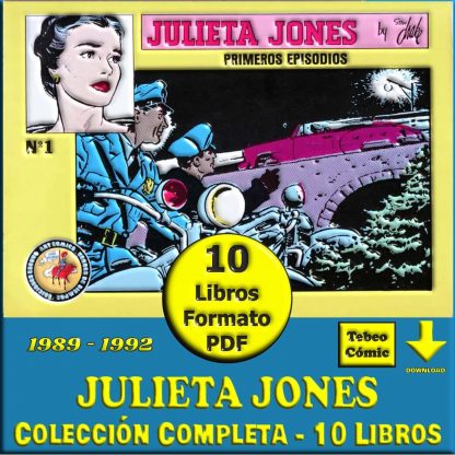 JULIETA JONES - 1989 - Eseuve - Colección Completa - 10 Libros En Formato PDF - Descarga Inmediata