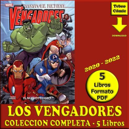 LOS VENGADORES - Marvel Action - 2020 - Colección Completa - 5 Libros En Formato PDF - Descarga Inmediata