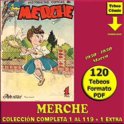 MERCHE – 1950 - Marco - Colección Completa – 120 Tebeos En Formato PDF - Descarga Inmediata