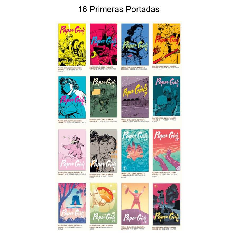 PAPER GIRLS - 2016 - Colección Completa - 30 Comics En Formato PDF - Descarga Inmediata