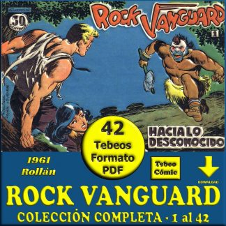 ROCK VANGUARD - 1961 – Colección Completa – 42 Tebeos En Formato PDF - Descarga Inmediata