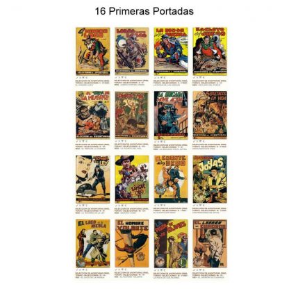 SELECCIONES DE AVENTURAS - 1950 – Colección Completa – 19 Tebeos En Formato PDF - Descarga Inmediata