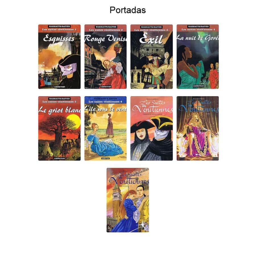SUITES VENECIANAS - En Español - 2005 - Colección Completa - 9 Libros En Formato PDF - Descarga Inmediata