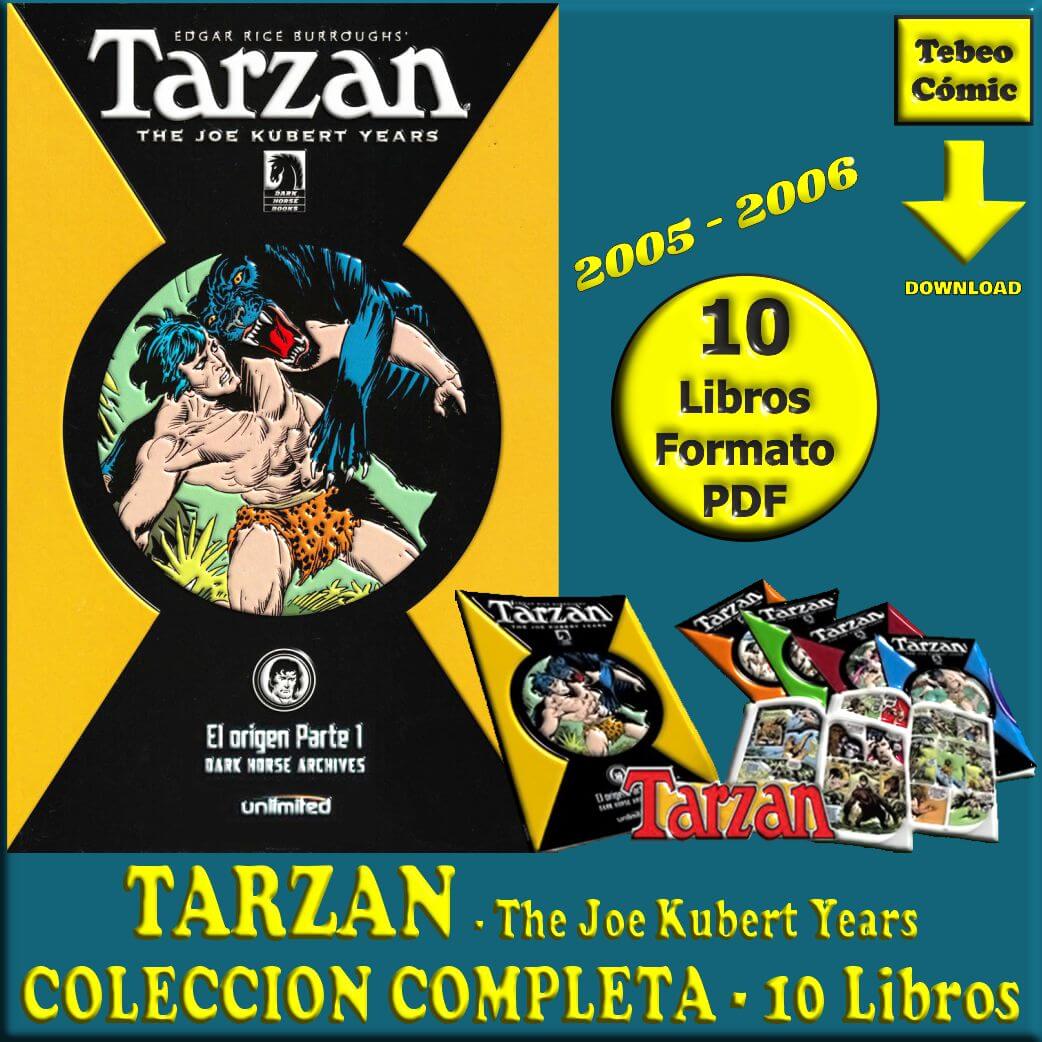 TARZAN - The Joe Kubert Years - En Español - 2005 - Colección Completa - 10 Libros En Formato PDF - Descarga Inmediata