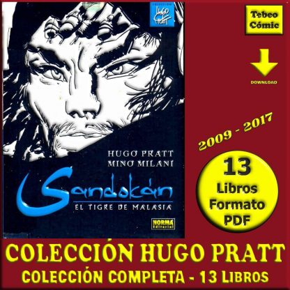COLECCIÓN HUGO PRATT – 2009 - Colección De 13 Libros En Formato PDF - Descarga Inmediata