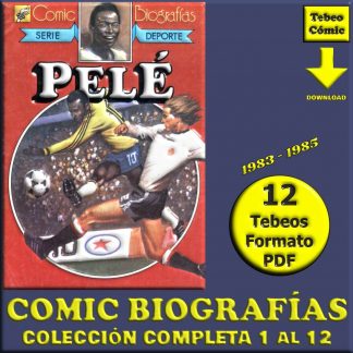 COMIC BIOGRAFÍAS – 1983 - Colección De 12 Tebeos En Formato PDF - Descarga Inmediata