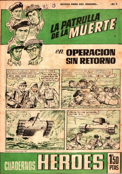 CUADERNOS HEROES – 1964 - Colección Completa – 24 Tebeos En Formato PDF - Descarga Inmediata