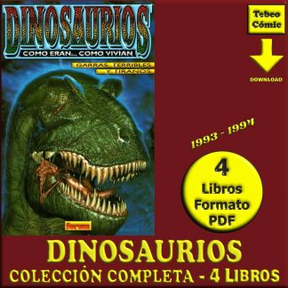 DINOSAURIOS - 1993 - Colección Completa - 4 Libros En Formato PDF - Descarga Inmediata