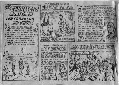 EL CABALLERO ENIGMA - 1963 – Colección Completa – 13 Tebeos En Formato PDF - Descarga Inmediata