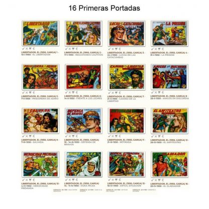 EL LIBERTADOR - 1950 – Colección Completa – 20 Tebeos En Formato PDF - Descarga Inmediata