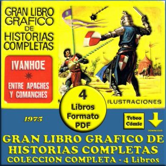 GRAN LIBRO GRAFICO DE HISTORIAS COMPLETAS – 1975 - Colección De 4 Libros En Formato PDF - Descarga Inmediata
