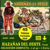 HAZAÑAS DEL OESTE - 1959 - Verde – Colección Completa – 45 Tebeos En Formato PDF - Descarga Inmediata