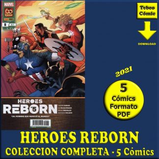HEROES REBORN - 2021 - Colección Completa - 5 Cómics En Formato PDF - Descarga Inmediata