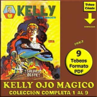 KELLY OJO MAGICO - 1983 - Surco – Colección Completa – 9 Tebeos En Formato PDF - Descarga Inmediata