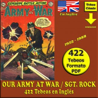 OUR ARMY AT WAR / SGT. ROCK – 1952 - En Inglés – USA Original - Colección Completa – 422 Tebeos En Formato PDF - Descarga Inmediata