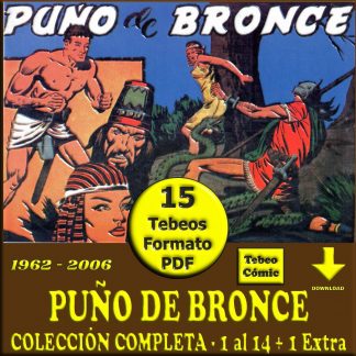 PUÑO DE BRONCE - 1962 – Colección Completa – 15 Tebeos En Formato PDF - Descarga Inmediata