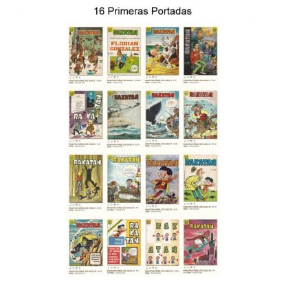 RAKATAN – 1965 - Colección Completa – 18 Tebeos En Formato PDF - Descarga Inmediata