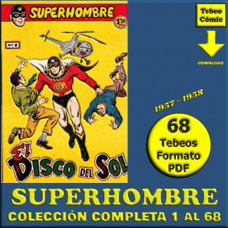 SUPERHOMBRE - 1957 - Colección Completa - 68 Tebeos En Formato PDF - Descarga Inmediata