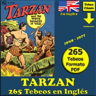 TARZAN – 1948 - En Inglés – Original USA - Colección Completa – 265 Tebeos En Formato PDF - Descarga Inmediata