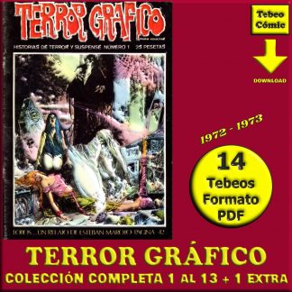 TERROR GRAFICO – 1972 - Colección Completa – 14 Tebeos En Formato PDF - Descarga Inmediata