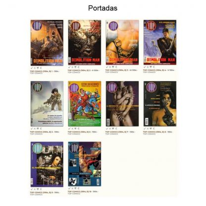 TOP CÓMICS – 1994 - Colección Completa – 10 Tebeos En Formato PDF - Descarga Inmediata