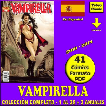 VAMPIRELLA - 2010 – En Español - Colección De 41 Cómics En Formato PDF - Descarga Inmediata