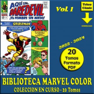BIBLIOTECA MARVEL - En Color - Vol. 1 - 2022 - 20 Tomos En Formato PDF - Descarga Inmediata
