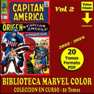 BIBLIOTECA MARVEL - En Color - Vol. 2 - 2022 - 20 Tomos En Formato PDF - Descarga Inmediata
