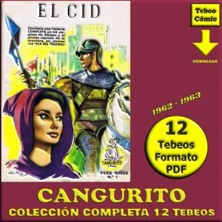 CANGURITO - 1962 - Colección Completa - 12 Tebeos En Formato PDF - Descarga Inmediata