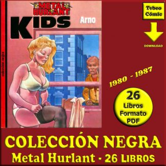 COLECCIÓN NEGRA- Metal Hurlant – 1980 - Colección Completa - 26 Libros En Formato PDF - Descarga Inmediata