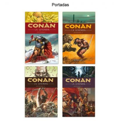 CONAN LA LEYENDA - Integral - 2019 – Colección Completa – 4 Tomos En Formato PDF - Descarga Inmediata