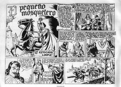 EL PEQUEÑO MOSQUETERO - 1951 - Colección Completa - 21 Tebeos En Formato PDF - Descarga Inmediata