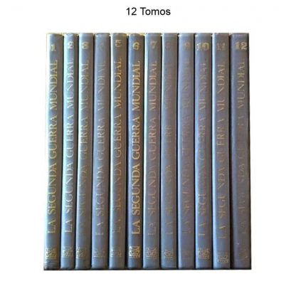 LA II GUERRA MUNDIAL - Enciclopedia Codex - 1966 – Colección Completa – 12 Tomos En Formato PDF - Descarga Inmediata