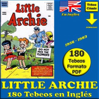 LITTLE ARCHIE – 1956 - En Inglés – Colección Completa – 180 Tebeos En Formato PDF - Descarga Inmediata