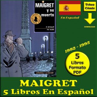 MAIGRET - En Español – Colección De 5 Libros En Formato PDF - Descarga Inmediata